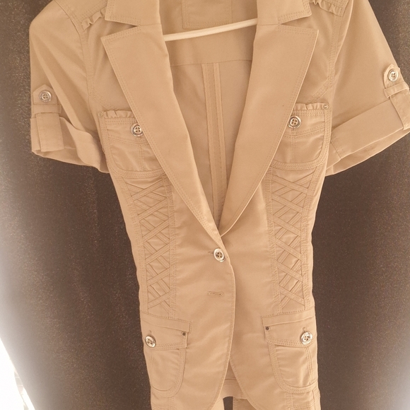 White House Black Market Blazer Blouse - Picture 5 of 9